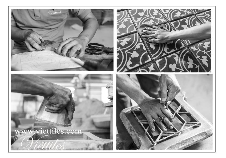 How the cement tile made in Viettiles factory